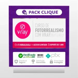 Curso Fotorrealismo com Vray Butterfly - Thi Lima