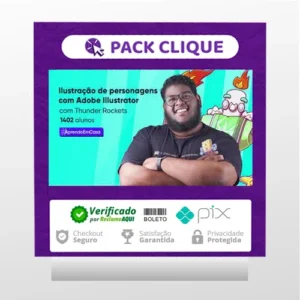 Crehana: Ilustração de Personagens com Illustrator - Thunder Rockets