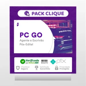 PC-GO (Agente e Escrivão) Pacote Completo - 2022 (Pós-Edital) - Estratégia Concursos