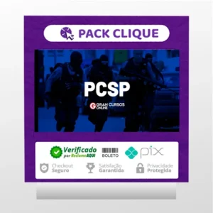 PCSP Polícia Civil do Estado de São Paulo: Delegado de Polícia (Preparação para Prova Escrita + Simulados + Diferenciais Exclusivos) - Gran Cursos