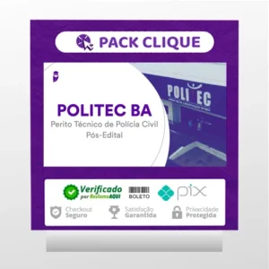 POLITEC-BA (Perito Técnico de Polícia Civil) Pacote - 2022 (Pós-Edital) - Estratégia Concursos