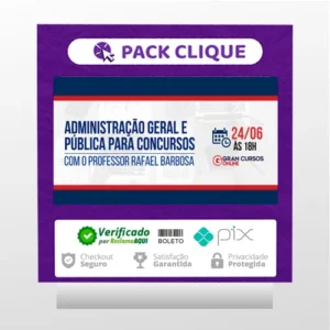 Administração Geral e Pública Para Concursos - Gran Cursos Online