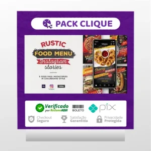 Menu Rústico de Comida: Instagram Stories - Envato Elements