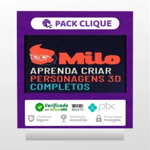 Milo: Aprenda a Criar Personagens 3D Completos - Mascoteria School