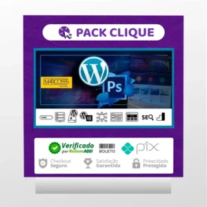 Wordpress, Photoshop, Elementor Intenso e Abrangente Para Sites - Marcos Cursos