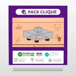 Cálculo e Detalhamento de Elementos Estruturais de Fundação pelo Método de Bielas e Tirantes - Caio Aguiar