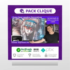 Como fazer Quadros Decorativos Usando Impressora A4 - Moacir Quadri