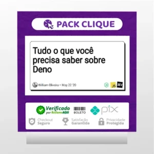 Tudo Que Você Precisa Saber Sobre Deno JS , Site, Api + 3 Proj - Gregory Pacheco e Susy Pereira