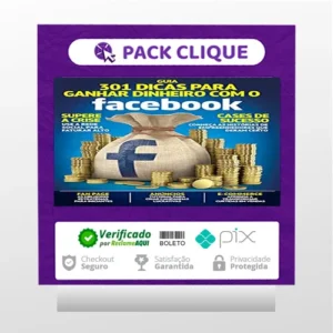 Guia 301 Dicas para Ganhar Dinheiro com o Facebook - Online Editora